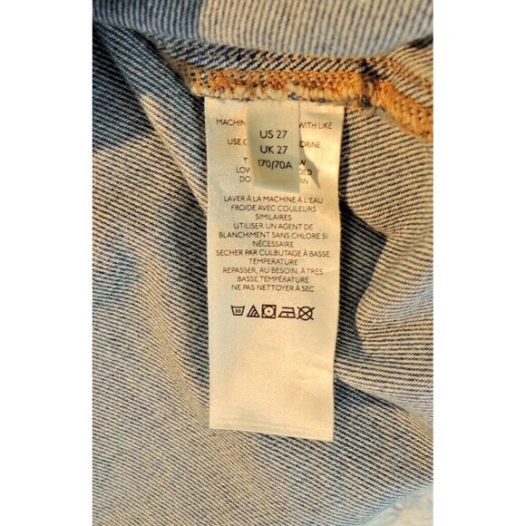 Free People Cosmico Flirt Skirt in Rain OB1193075 Sz. 27/4 - Picture 5 of 8